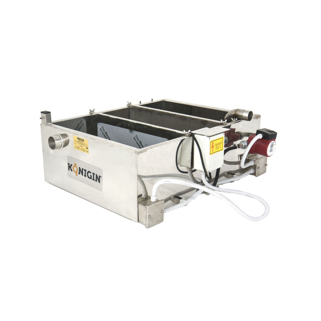 SZKADF Honey sump with 5 ventricle (separated by 4 strainers), tubes