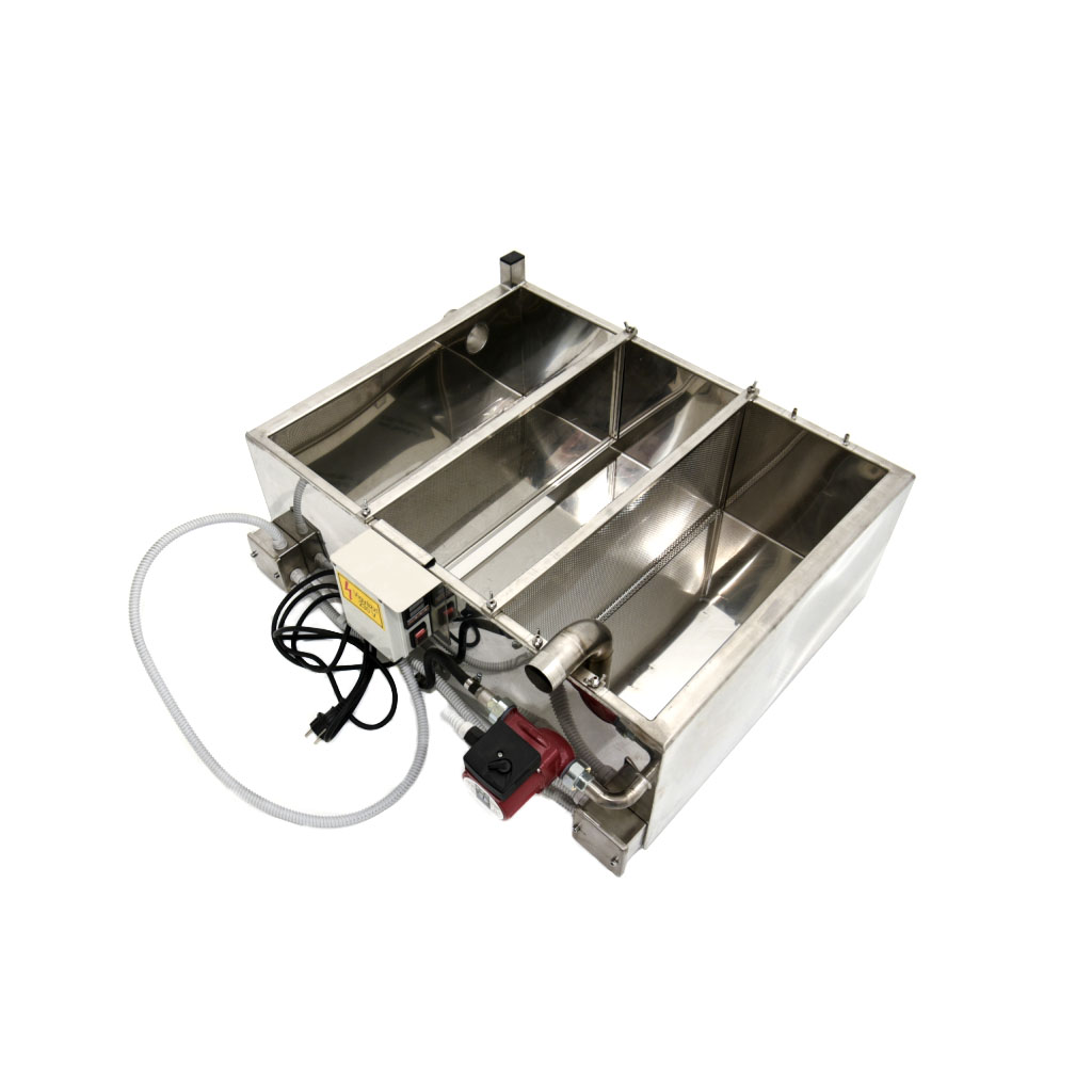 SZKADF Honey sump with 5 ventricle (separated by 4 strainers), tubes