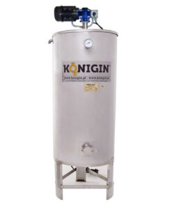 TT-FK-500 Honey container, heated, with mixer, 500 l (with legs, with tap or screw tube)