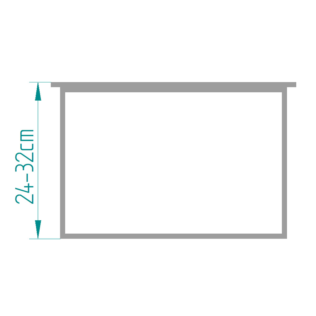 For different Dadant sizes (24-32 cm) A-type